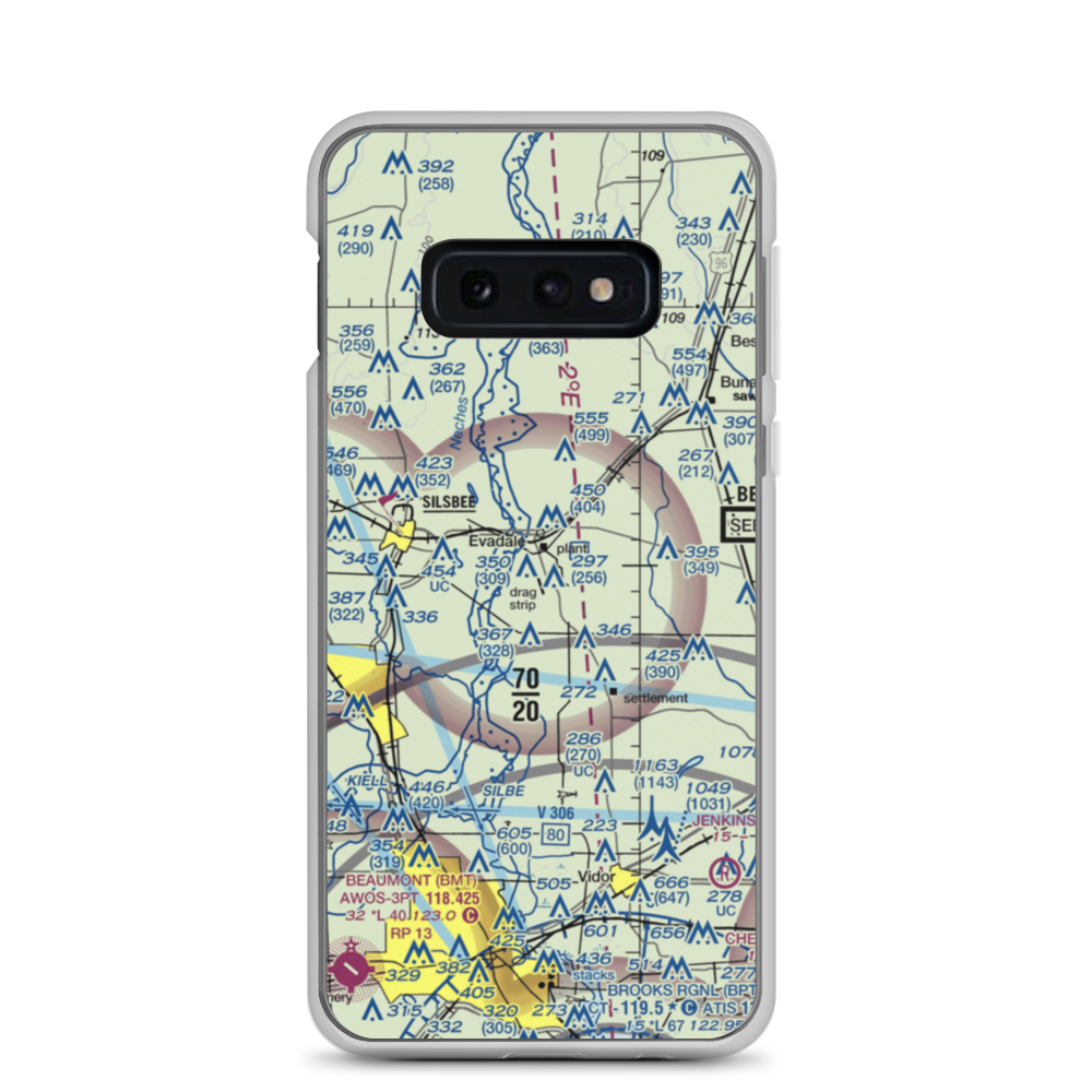 Ben Bruce Memorial Airpark (EVA) VFR Sectional Samsung Case Samsung Galaxy S10e model shown