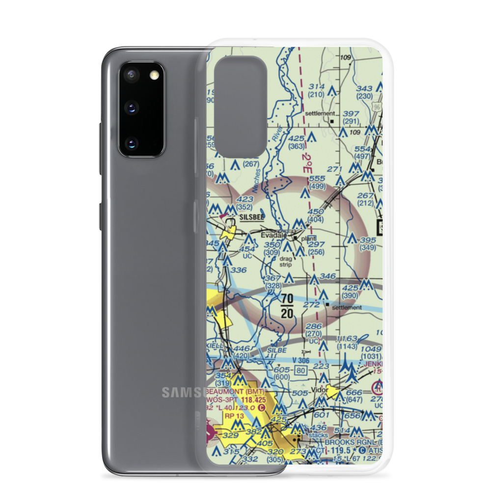 Ben Bruce Memorial Airpark (EVA) VFR Sectional Samsung Case Samsung Galaxy S20 model shown