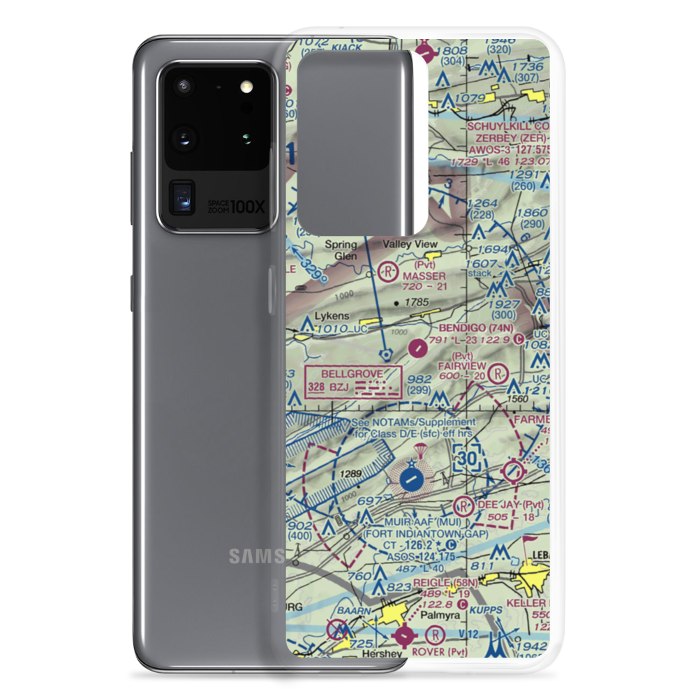 Bendigo Airport (74N) VFR Sectional Samsung Case Samsung Galaxy S20 Ultra model shown