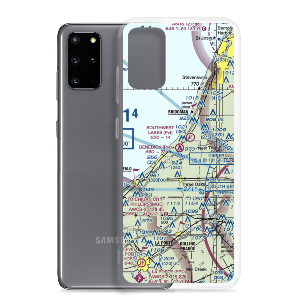 Benedick Airport (4MI6) VFR Sectional Samsung Case Samsung Galaxy S20 Plus model shown