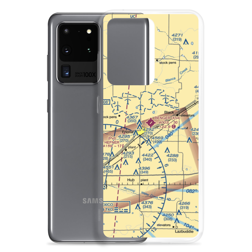 Benger Air Park (X54) VFR Sectional Samsung Case Samsung Galaxy S20 Ultra model shown
