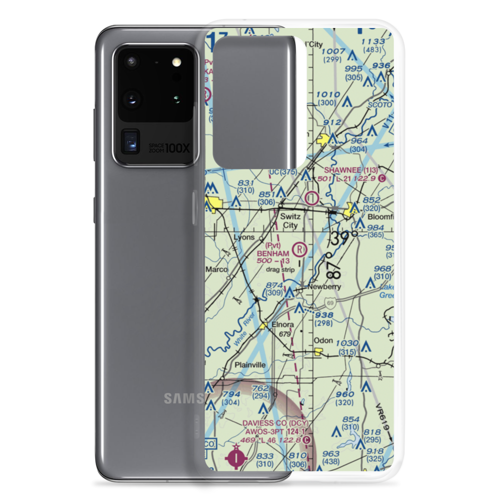 Benham Airport (73IN) VFR Sectional Samsung Case Samsung Galaxy S20 Ultra model shown