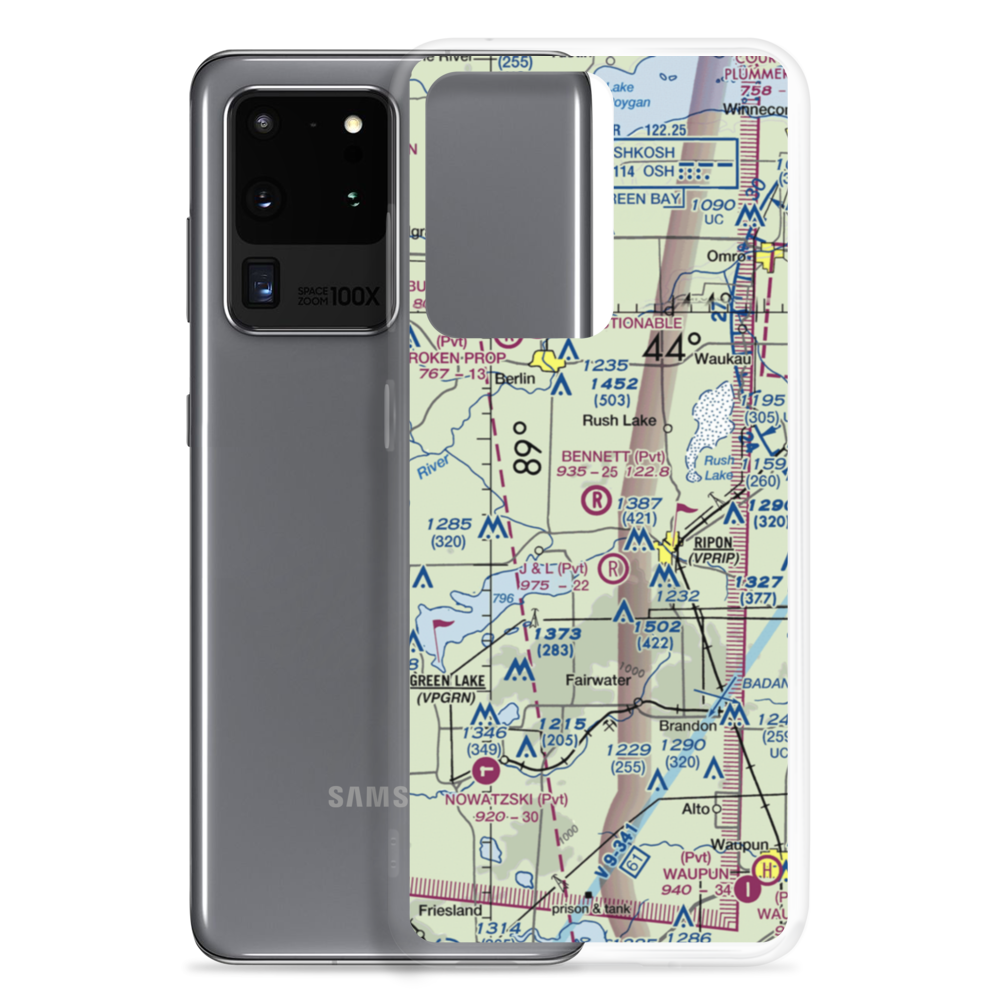 Bennet Field (WI67) VFR Sectional Samsung Case Samsung Galaxy S20 Ultra model shown