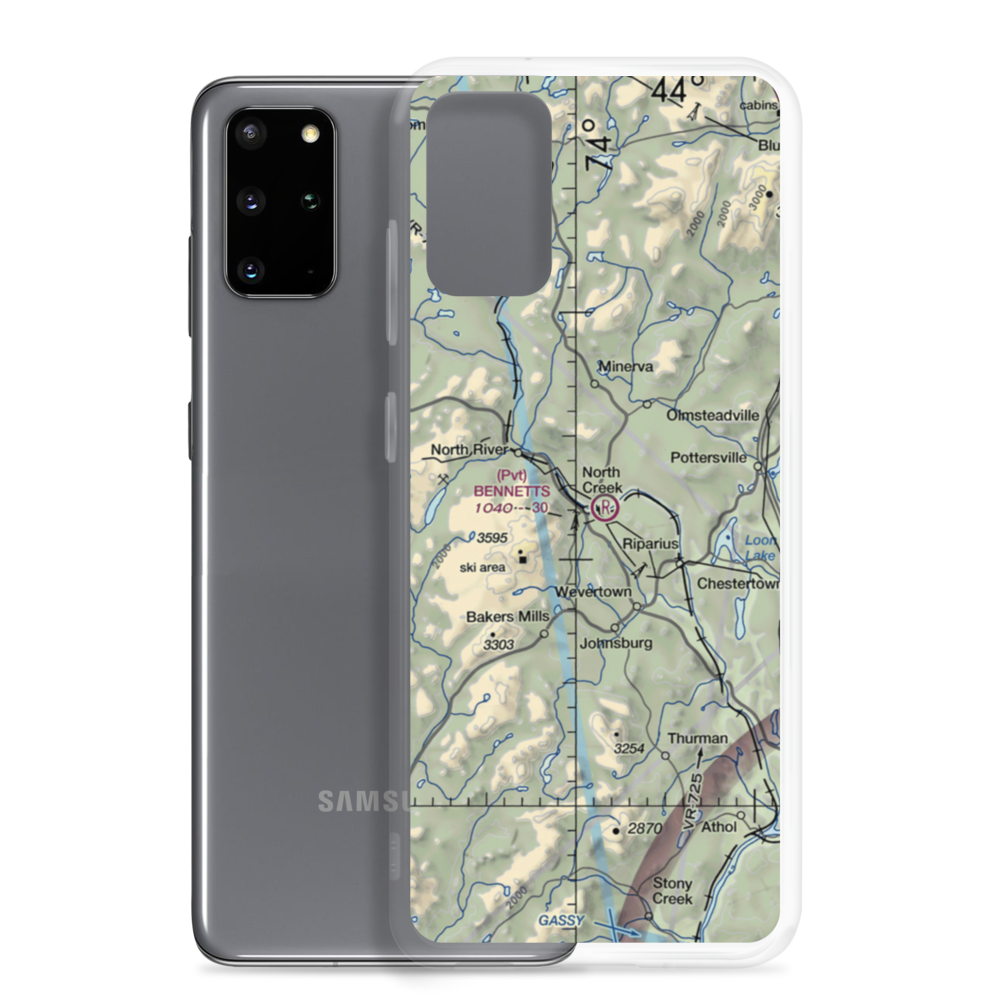 Bennetts Airport (0NY0) VFR Sectional Samsung Case Samsung Galaxy S20 Plus model shown