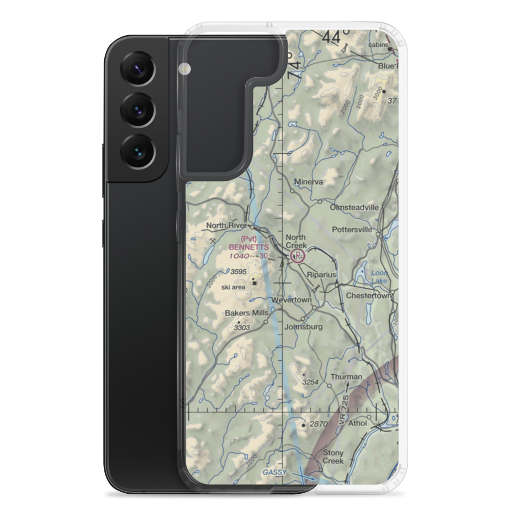 Bennetts Airport (0NY0) VFR Sectional Samsung Case Samsung Galaxy S22 Plus model shown