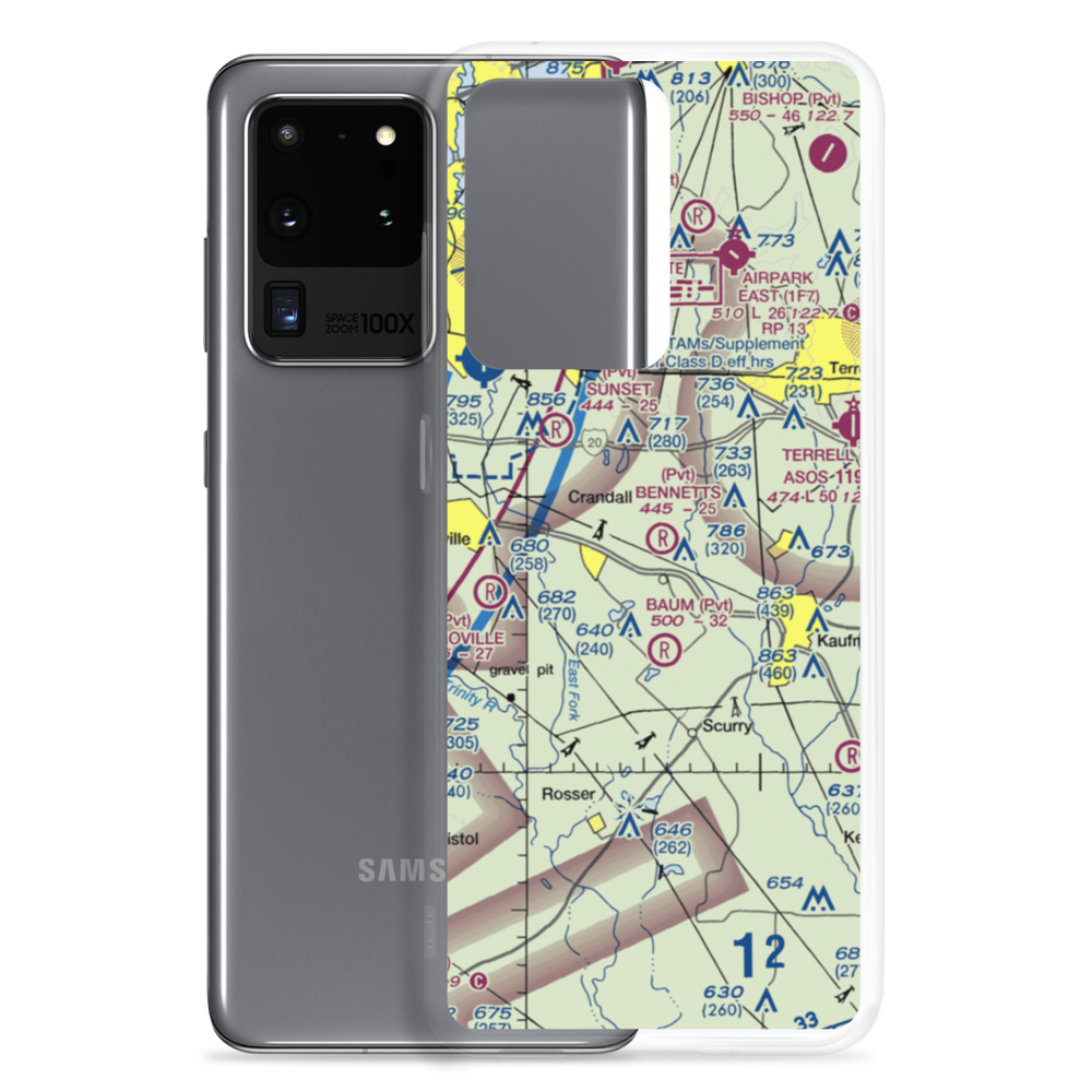 Bennetts Airport (9TX2) VFR Sectional Samsung Case Samsung Galaxy S20 Ultra model shown
