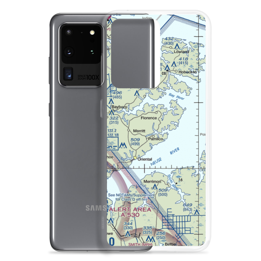 Benton Farm Airport (74NC) VFR Sectional Samsung Case Samsung Galaxy S20 Ultra model shown