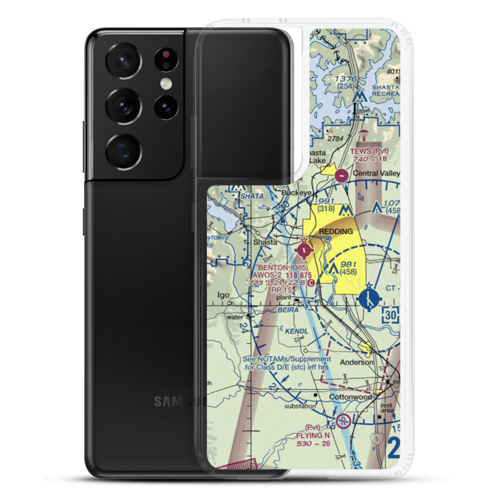 Benton Field (O85) VFR Sectional Samsung Case Samsung Galaxy S21 Ultra model shown