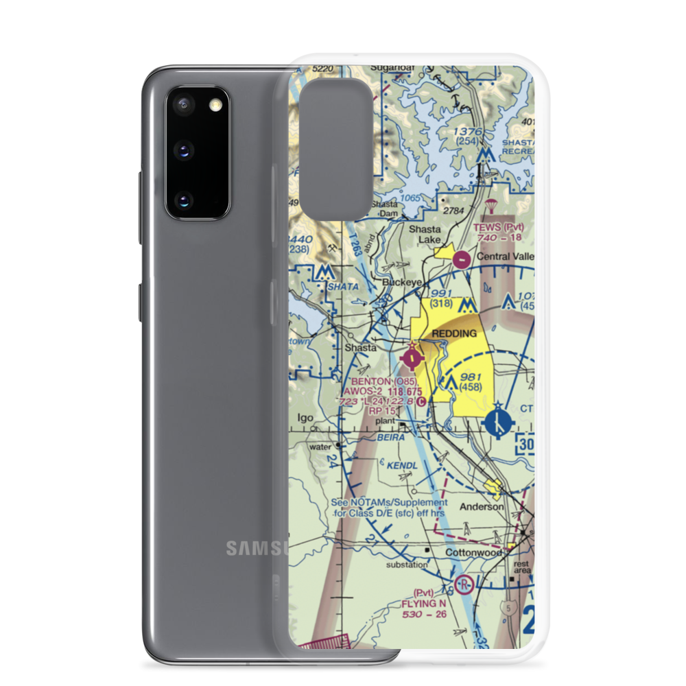 Benton Field (O85) VFR Sectional Samsung Case Samsung Galaxy S20 model shown