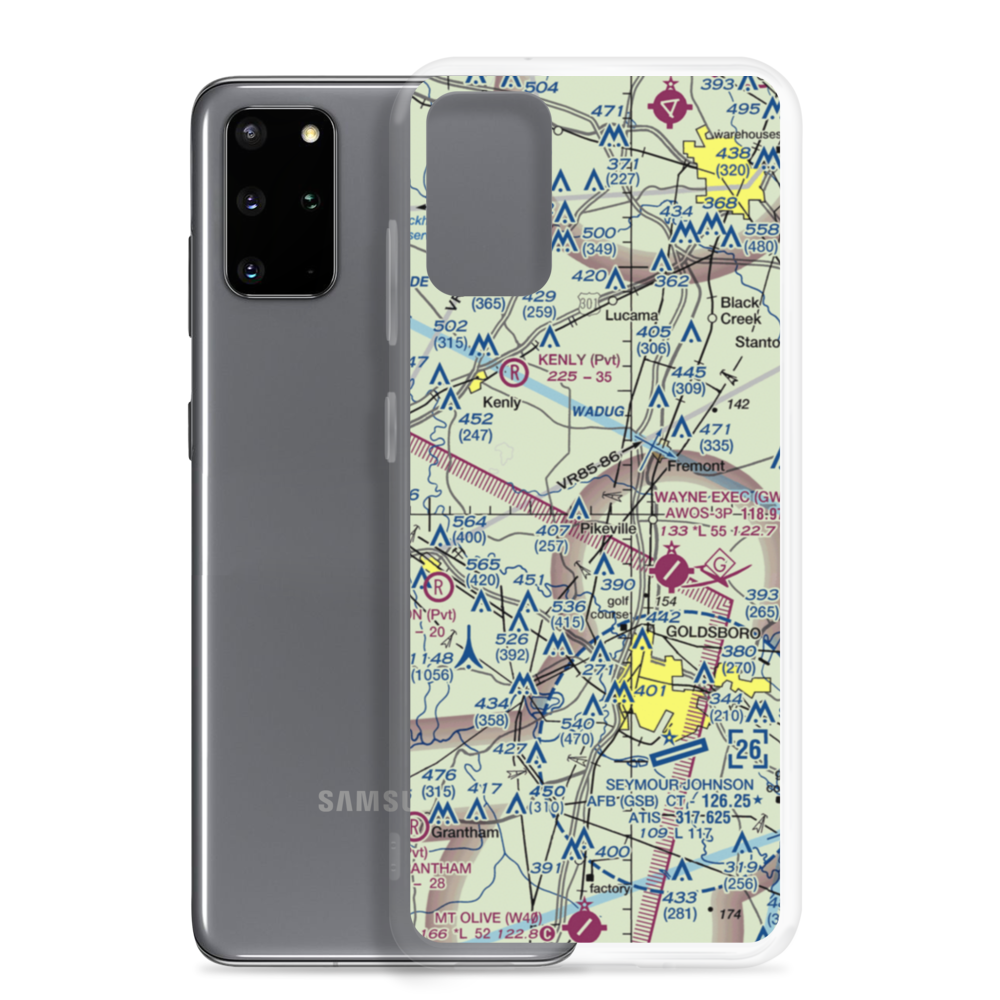 Benton's Airfield (NC36) VFR Sectional Samsung Case Samsung Galaxy S20 Plus model shown
