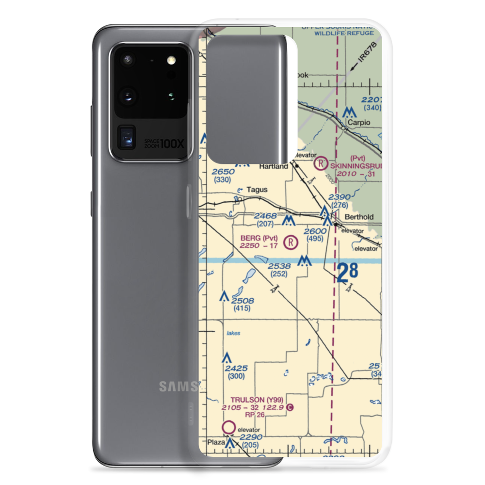 Berg Strip (4NA5) VFR Sectional Samsung Case Samsung Galaxy S20 Ultra model shown