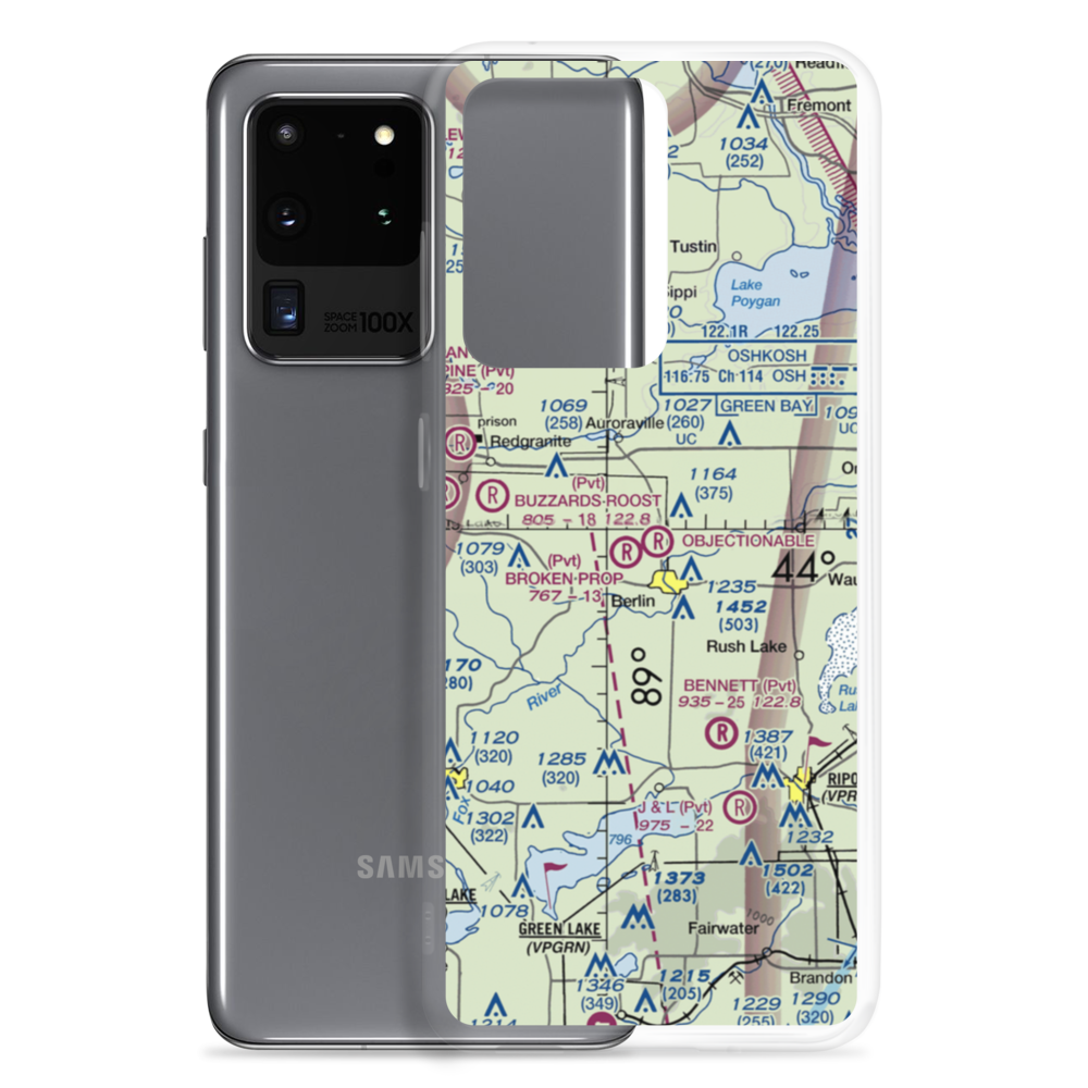 Berlin Field LLC (31WN) VFR Sectional Samsung Case Samsung Galaxy S20 Ultra model shown