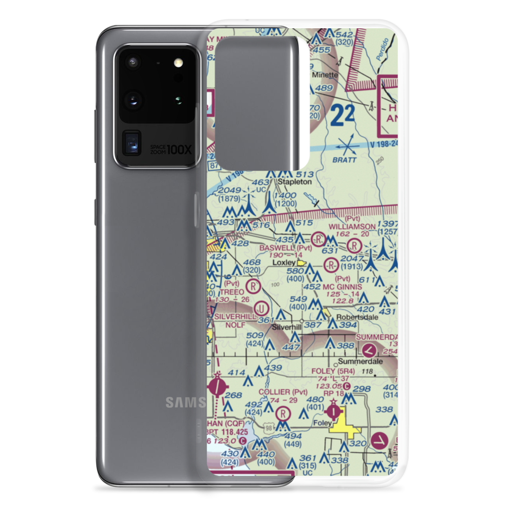 Berry Field (1AL5) VFR Sectional Samsung Case Samsung Galaxy S20 Ultra model shown