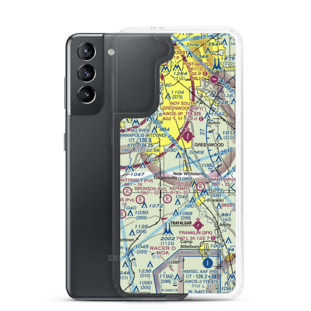 Berry Field (2IN9) VFR Sectional Samsung Case Samsung Galaxy S21 model shown