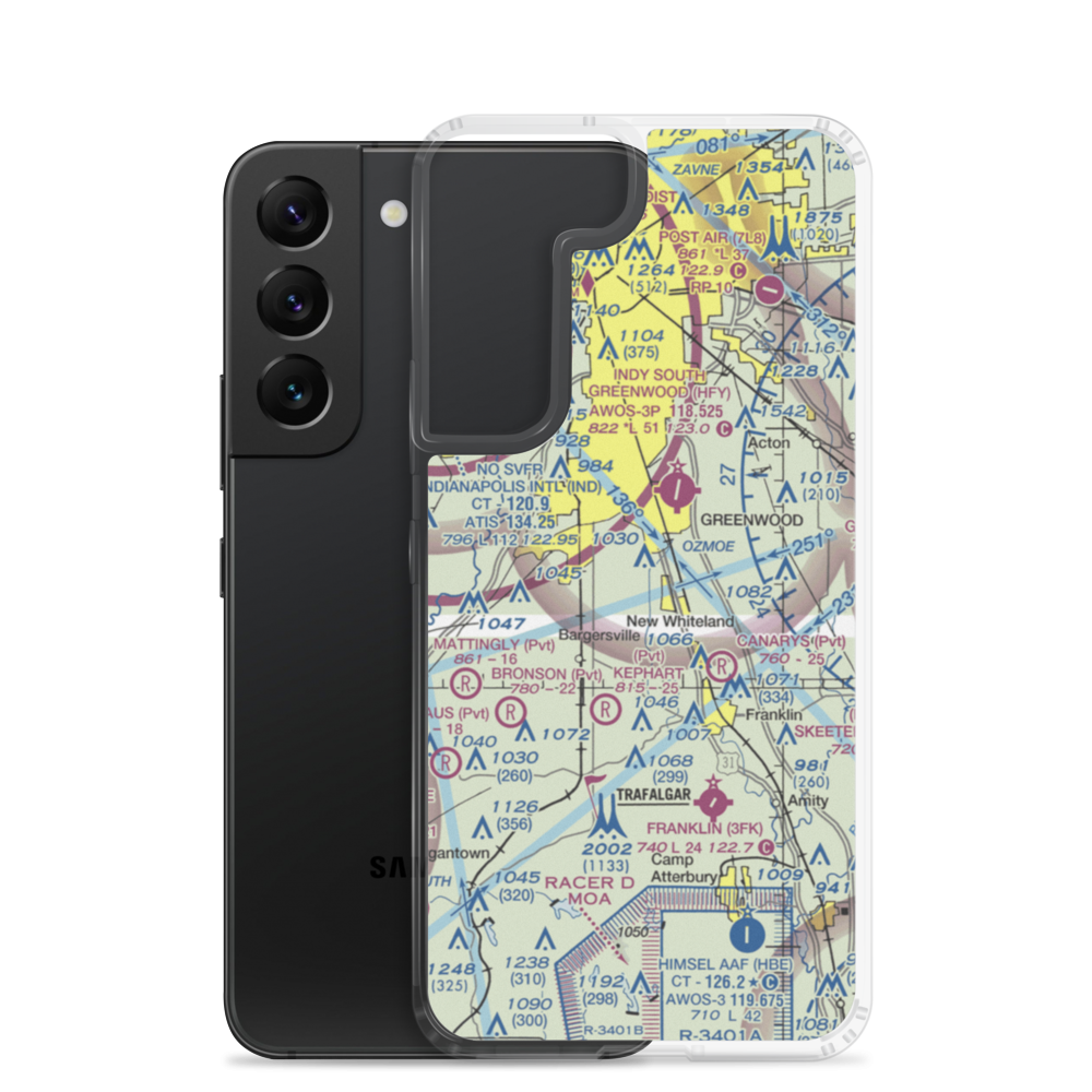 Berry Field (2IN9) VFR Sectional Samsung Case Samsung Galaxy S22 model shown