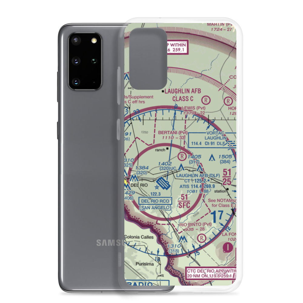 Bertani Ranch Airport (23TS) VFR Sectional Samsung Case Samsung Galaxy S20 Plus model shown
