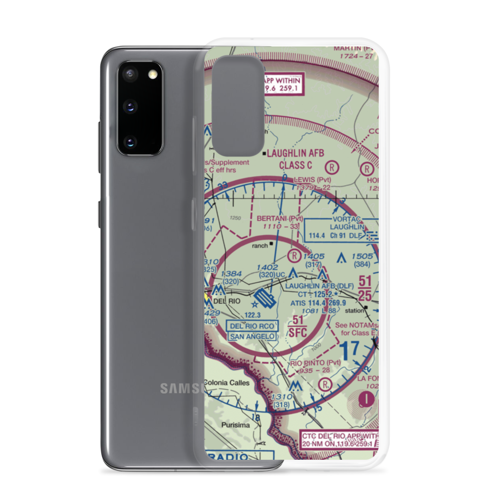 Bertani Ranch Airport (23TS) VFR Sectional Samsung Case Samsung Galaxy S20 model shown
