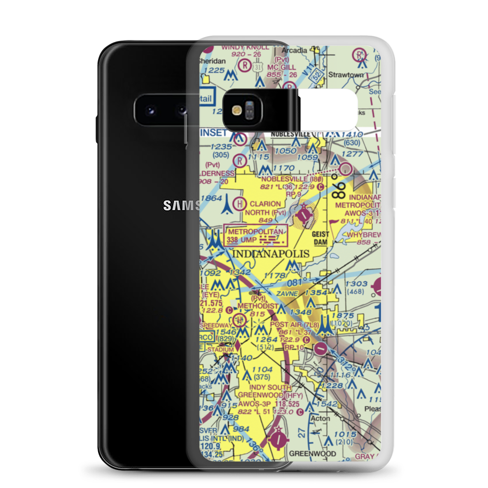 Best Lock Corp. Airstrip (US-0230) VFR Sectional Samsung Case Samsung Galaxy S10 model shown