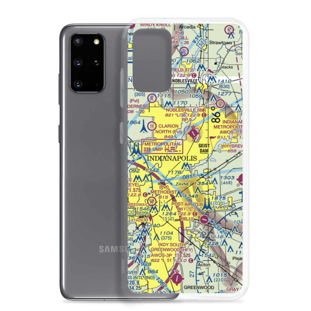 Best Lock Corp. Airstrip (US-0230) VFR Sectional Samsung Case Samsung Galaxy S20 Plus model shown