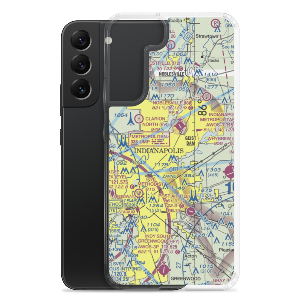 Best Lock Corp. Airstrip (US-0230) VFR Sectional Samsung Case Samsung Galaxy S22 Plus model shown