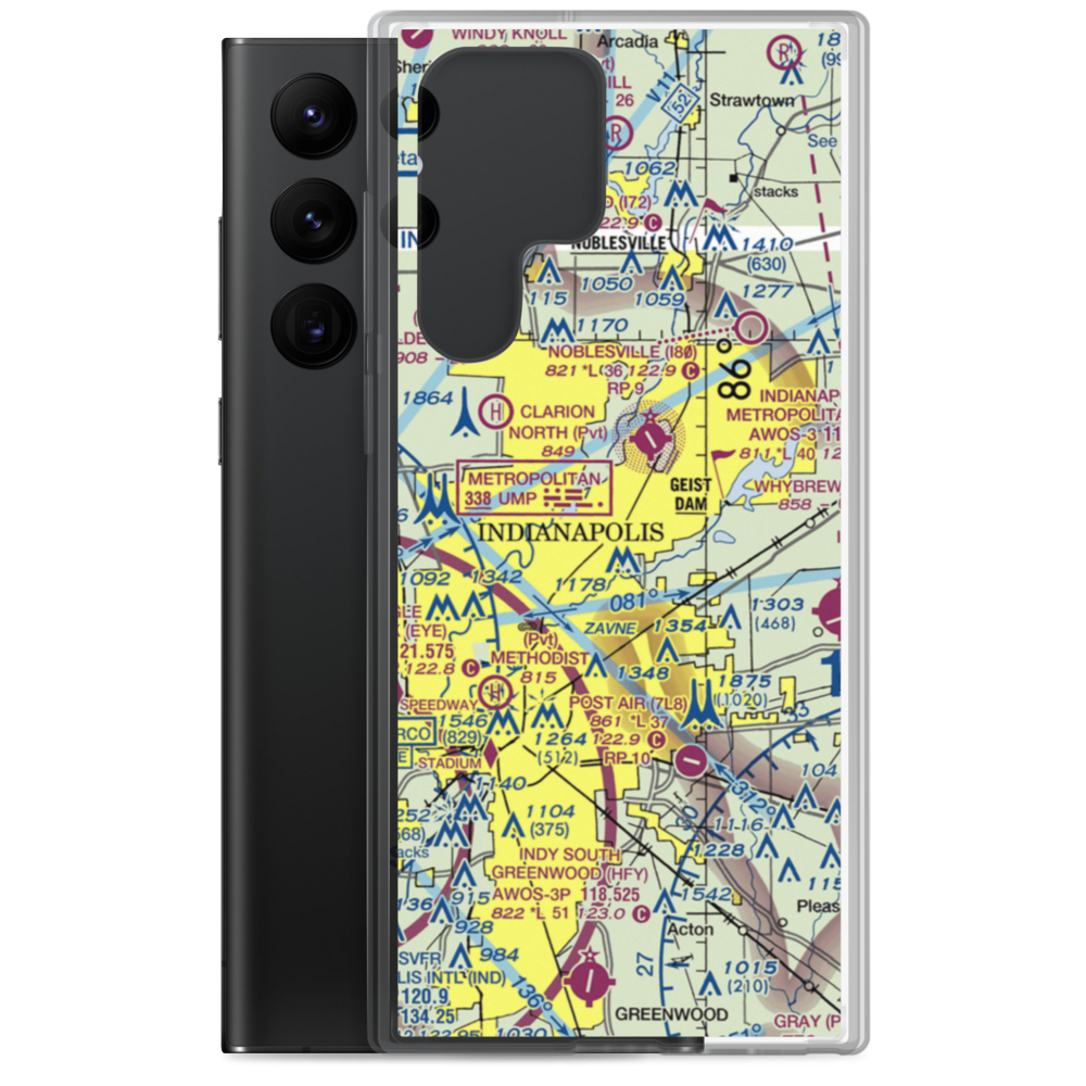 Best Lock Corp. Airstrip (US-0230) VFR Sectional Samsung Case Samsung Galaxy S22 Ultra model shown