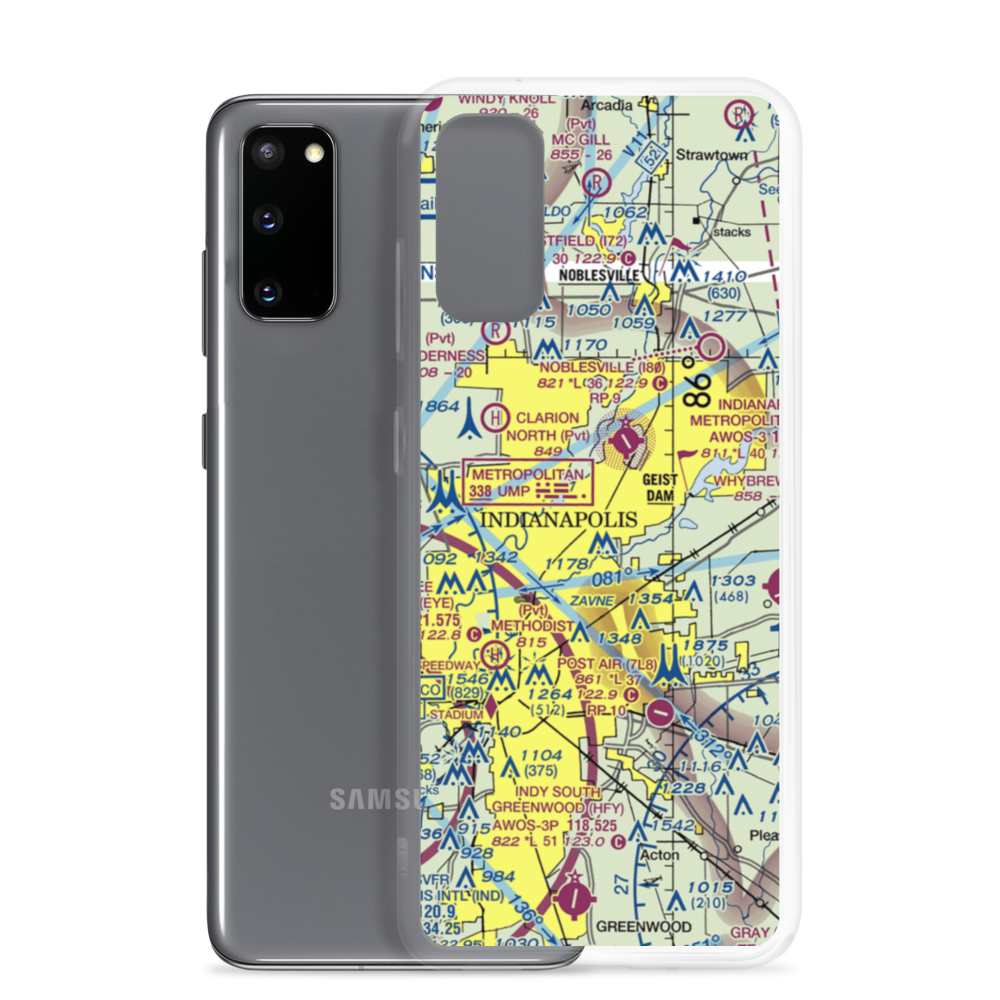 Best Lock Corp. Airstrip (US-0230) VFR Sectional Samsung Case Samsung Galaxy S20 model shown