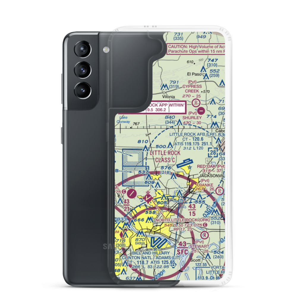 Bethal Airport (US-0151) VFR Sectional Samsung Case Samsung Galaxy S21 model shown