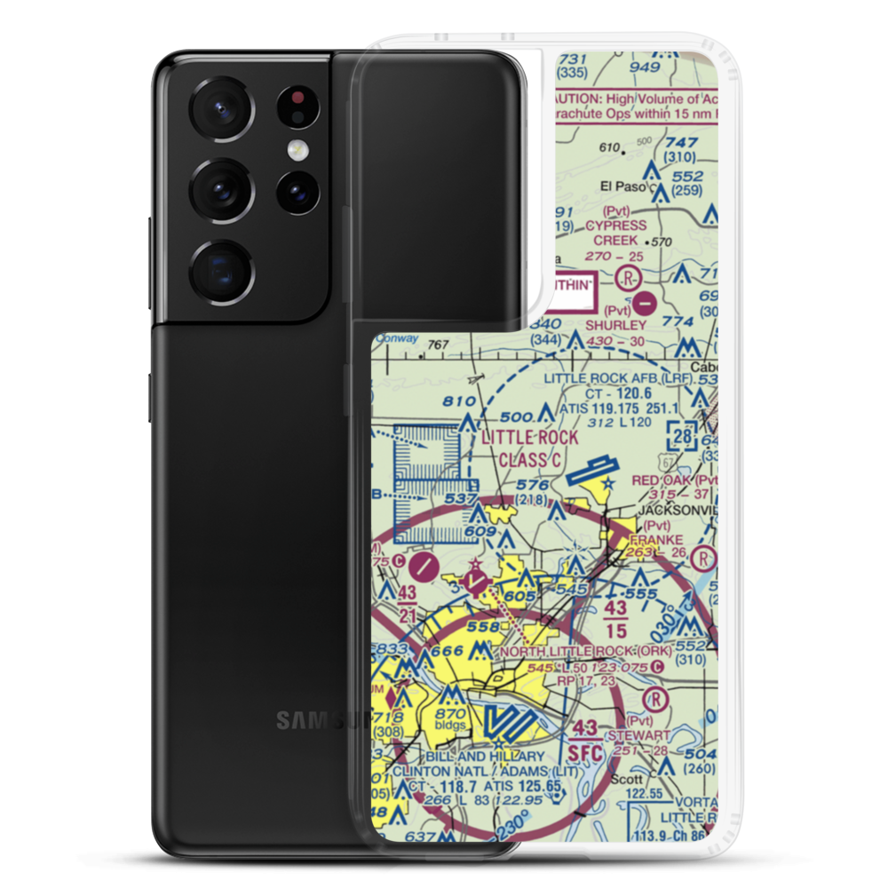 Bethal Airport (US-0151) VFR Sectional Samsung Case Samsung Galaxy S21 Ultra model shown