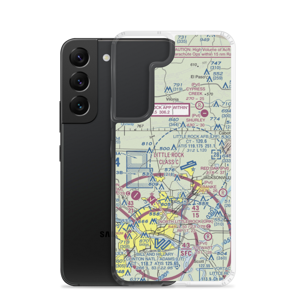 Bethal Airport (US-0151) VFR Sectional Samsung Case Samsung Galaxy S22 model shown