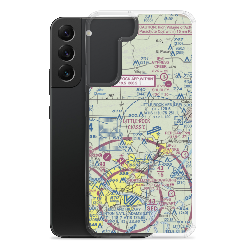 Bethal Airport (US-0151) VFR Sectional Samsung Case Samsung Galaxy S22 Plus model shown