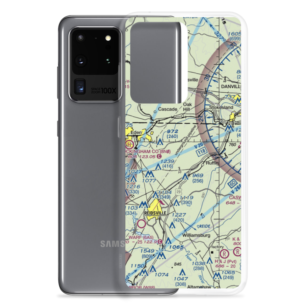 BHH Aviation Airport (38NC) VFR Sectional Samsung Case Samsung Galaxy S20 Ultra model shown