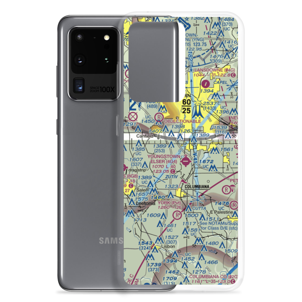 Bieber's Seaplane Base (OI76) VFR Sectional Samsung Case Samsung Galaxy S20 Ultra model shown