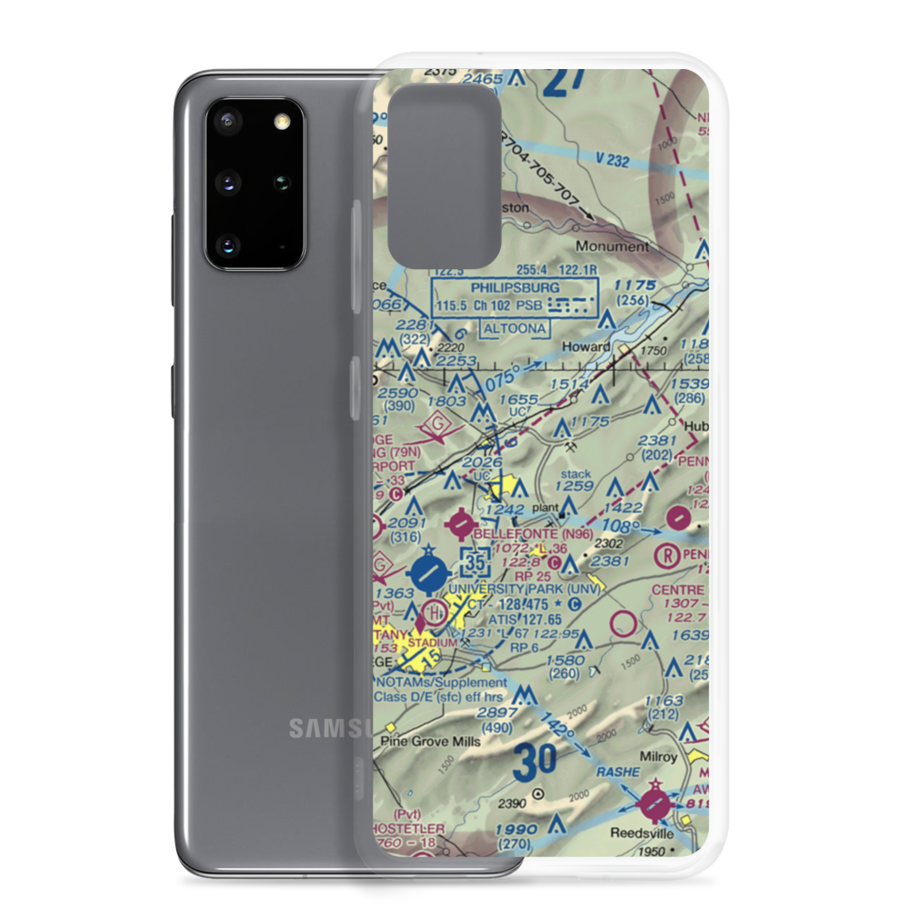 Bierly(Personal Use) Airport (01PN) VFR Sectional Samsung Case Samsung Galaxy S20 Plus model shown