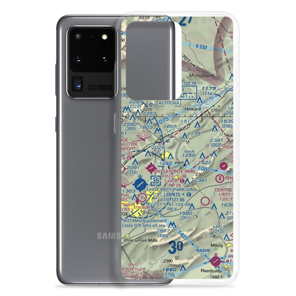 Bierly(Personal Use) Airport (01PN) VFR Sectional Samsung Case Samsung Galaxy S20 Ultra model shown