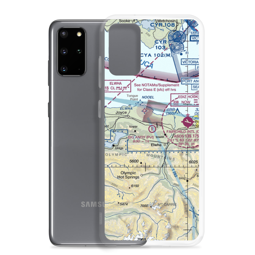 Big Andy Airport (7WA0) VFR Sectional Samsung Case Samsung Galaxy S20 Plus model shown