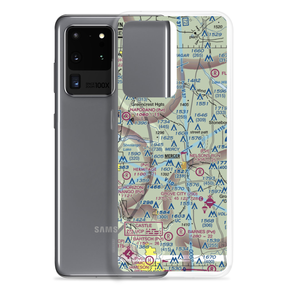 Big Bend Airport (US-0120) VFR Sectional Samsung Case Samsung Galaxy S20 Ultra model shown