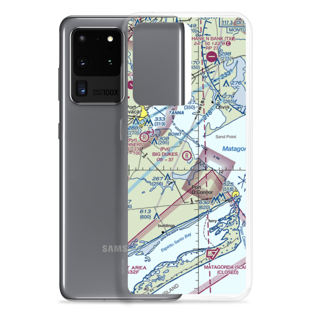 Big Duke's Place Airport (5TS9) VFR Sectional Samsung Case Samsung Galaxy S20 Ultra model shown