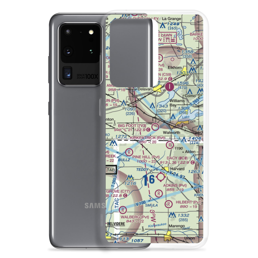 Big Foot Airfield (7V3) VFR Sectional Samsung Case Samsung Galaxy S20 Ultra model shown