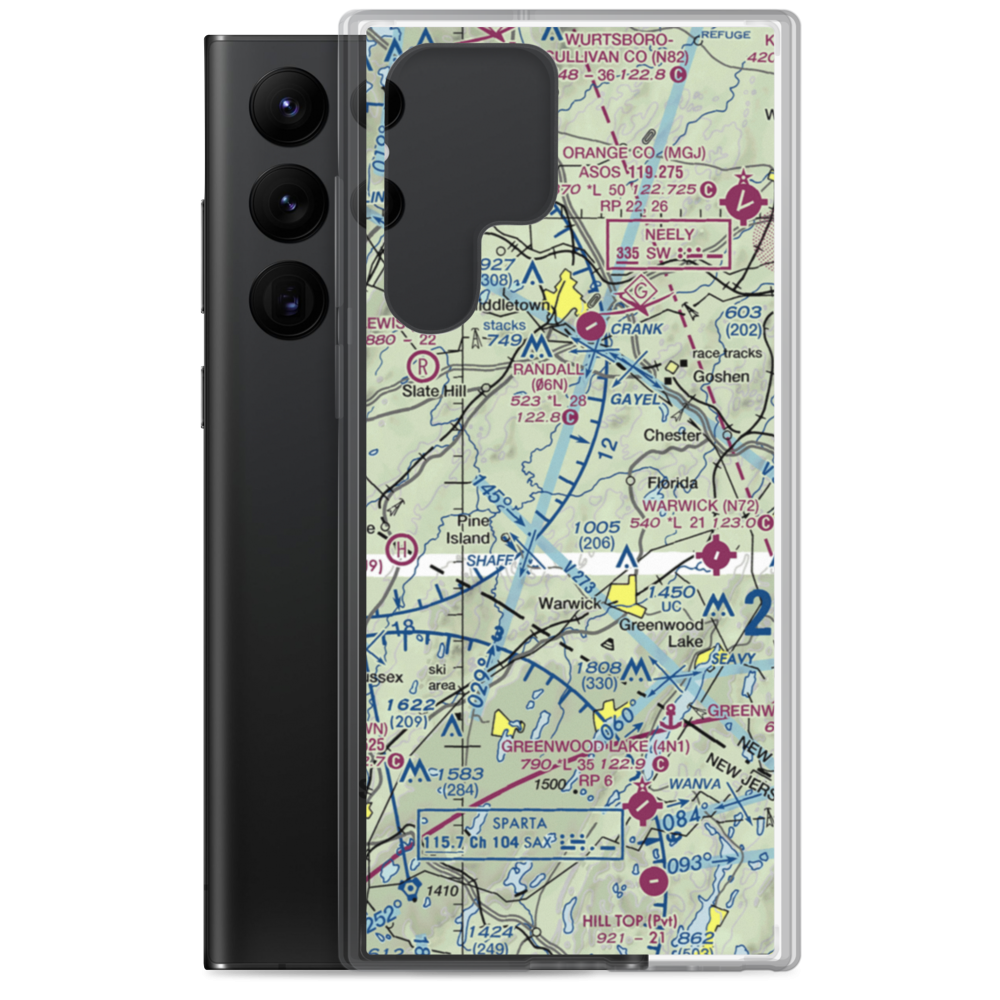 Big Island Airport (NK07) VFR Sectional Samsung Case Samsung Galaxy S22 Ultra model shown