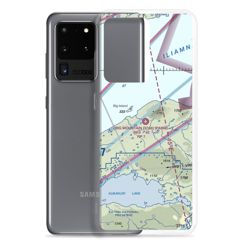 Big Mountain Airport (BMX) VFR Sectional Samsung Case Samsung Galaxy S20 Ultra model shown