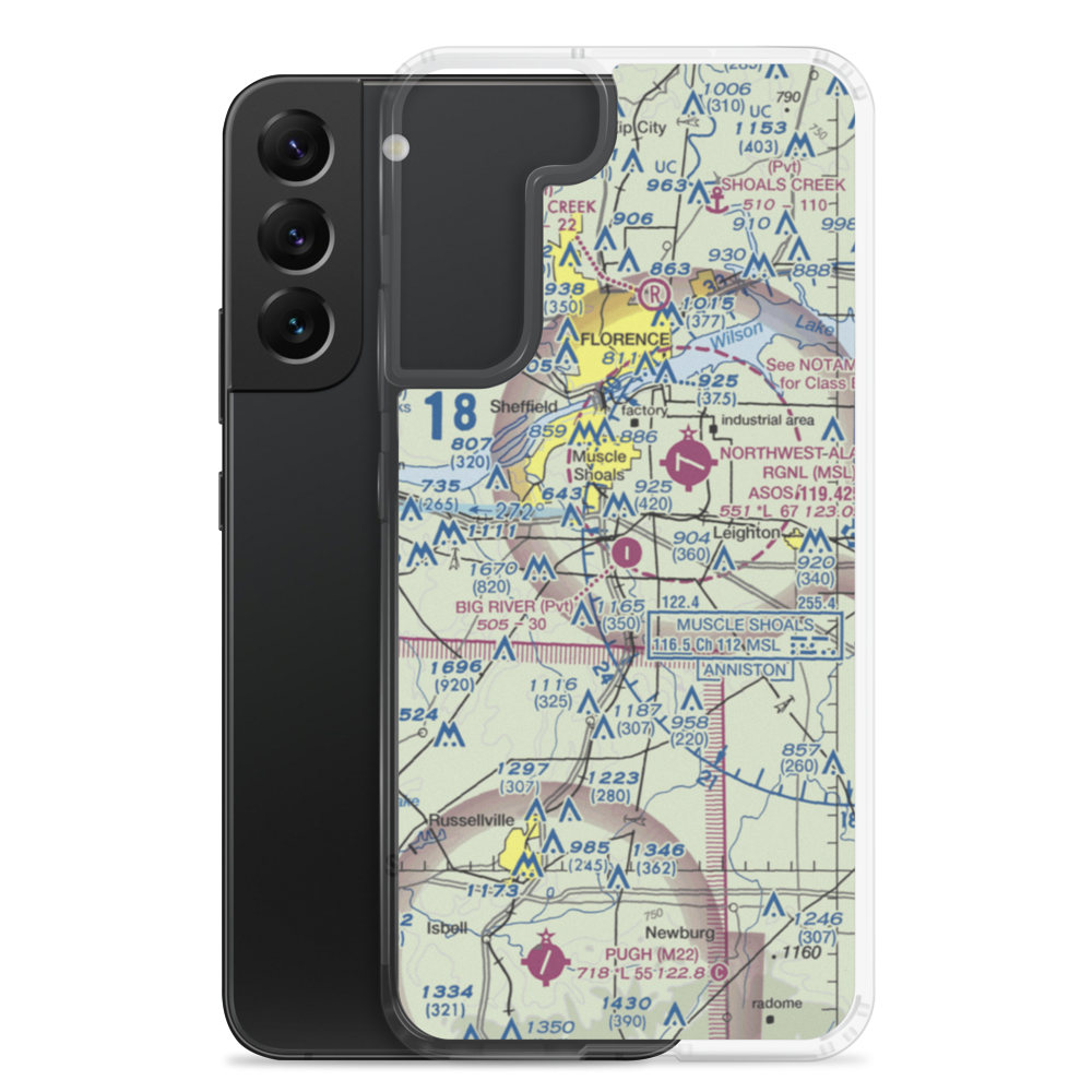 Big River Airpark (5AL5) VFR Sectional Samsung Case Samsung Galaxy S22 Plus model shown