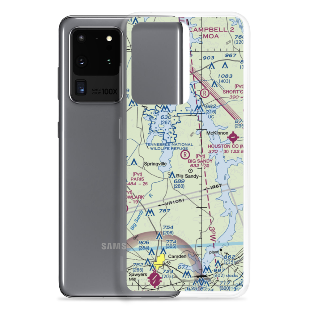 Big Sandy Airpark (39TN) VFR Sectional Samsung Case Samsung Galaxy S20 Ultra model shown