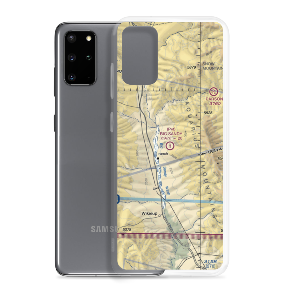 Big Sandy Airport (AZ71) VFR Sectional Samsung Case Samsung Galaxy S20 Plus model shown