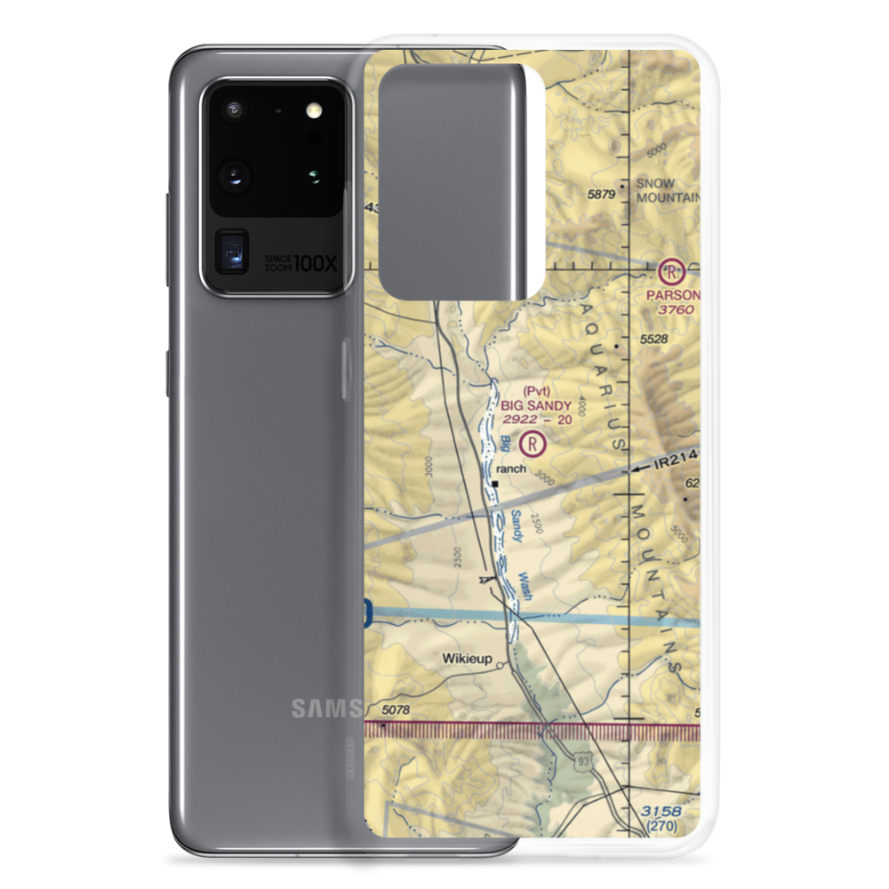 Big Sandy Airport (AZ71) VFR Sectional Samsung Case Samsung Galaxy S20 Ultra model shown