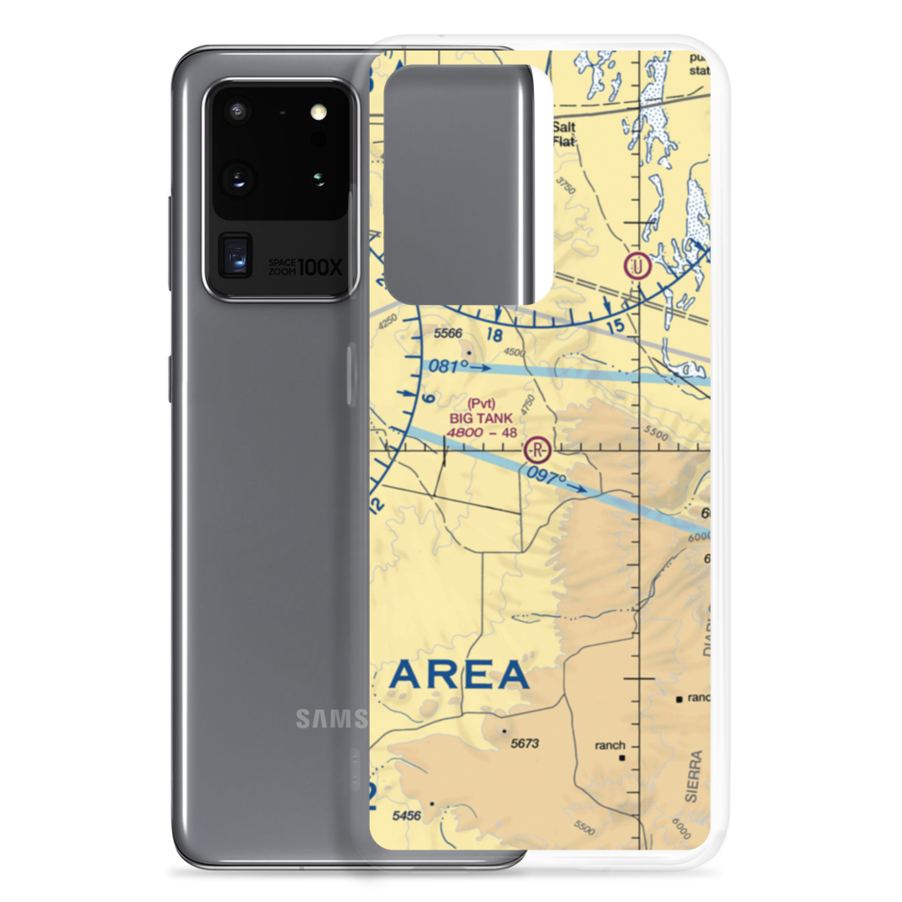 Big Tank Ranch Airport (76TE) VFR Sectional Samsung Case Samsung Galaxy S20 Ultra model shown