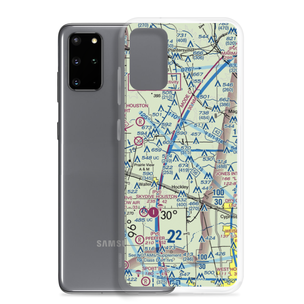 Biggin Hill Airport (TX49) VFR Sectional Samsung Case Samsung Galaxy S20 Plus model shown