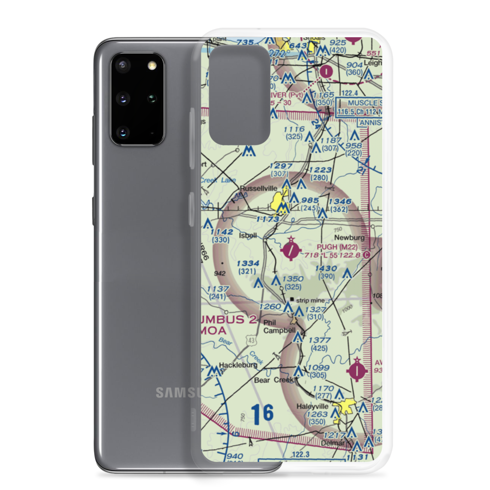 Bill Pugh Field (M22) VFR Sectional Samsung Case Samsung Galaxy S20 Plus model shown