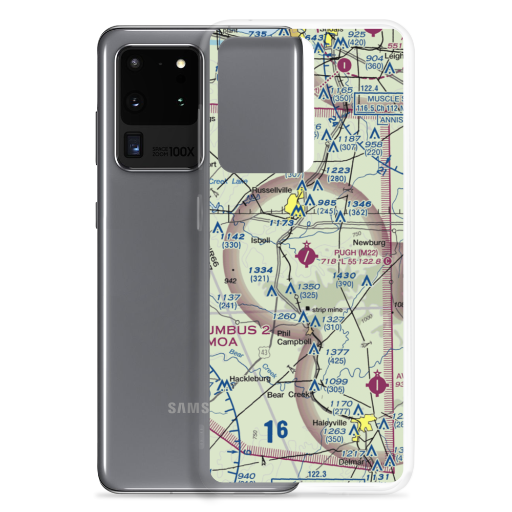 Bill Pugh Field (M22) VFR Sectional Samsung Case Samsung Galaxy S20 Ultra model shown
