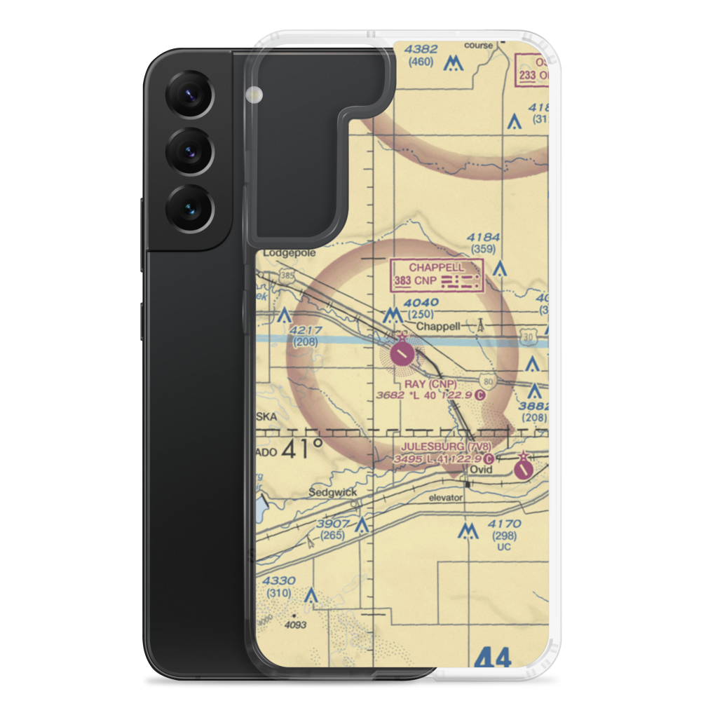 Billy G Ray Field (CNP) VFR Sectional Samsung Case Samsung Galaxy S22 Plus model shown