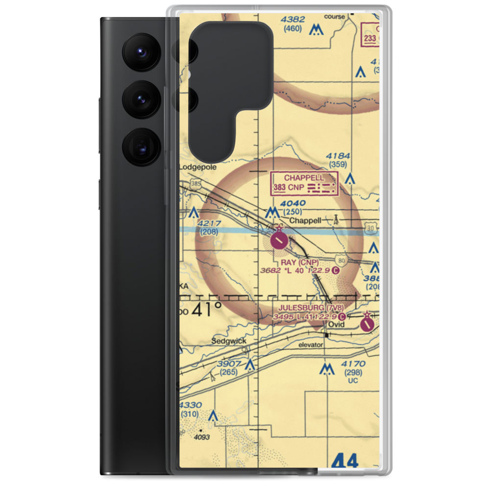 Billy G Ray Field (CNP) VFR Sectional Samsung Case Samsung Galaxy S22 Ultra model shown